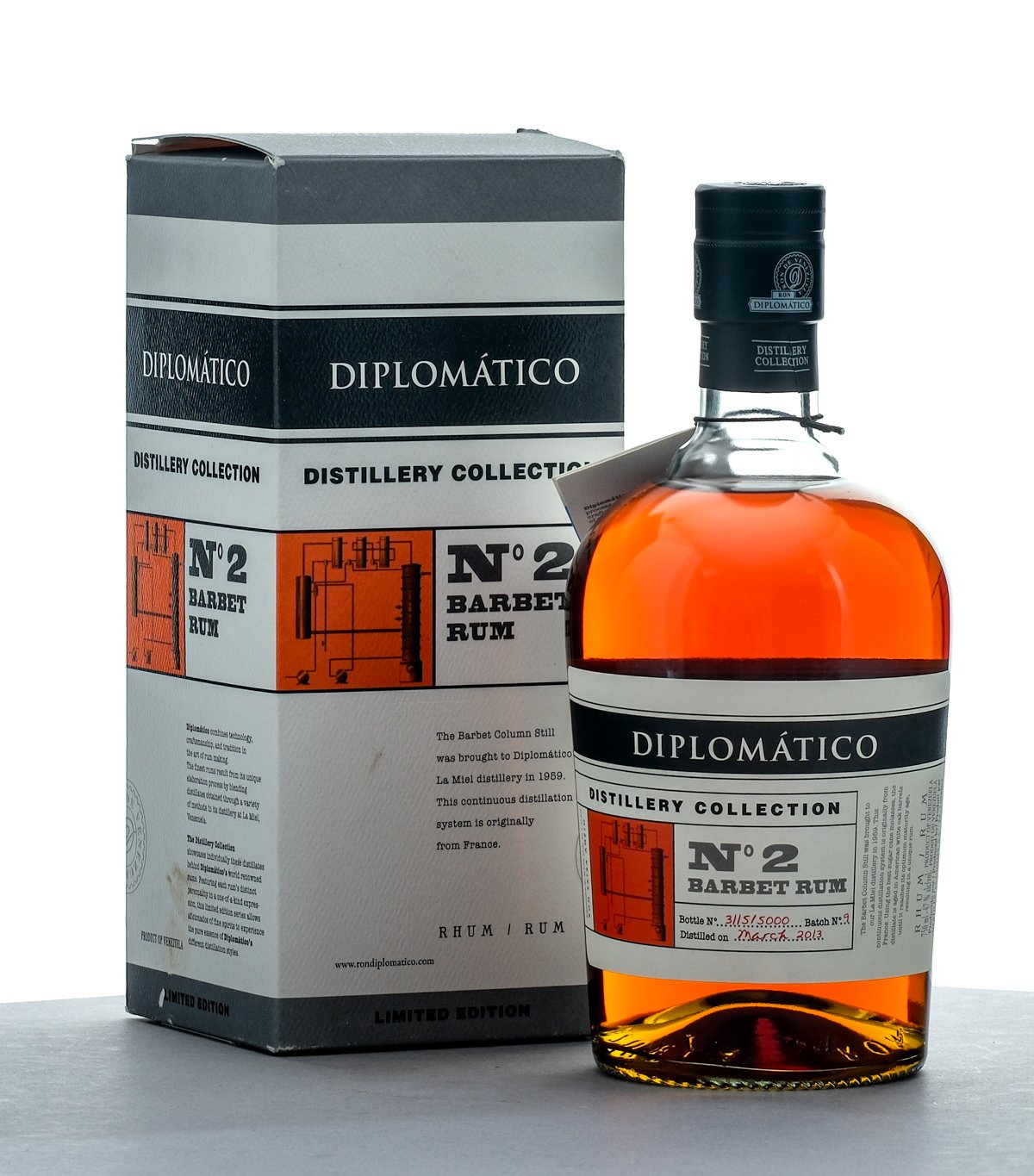 Diplomatico No 2 Barbet Distillery Collection Rum