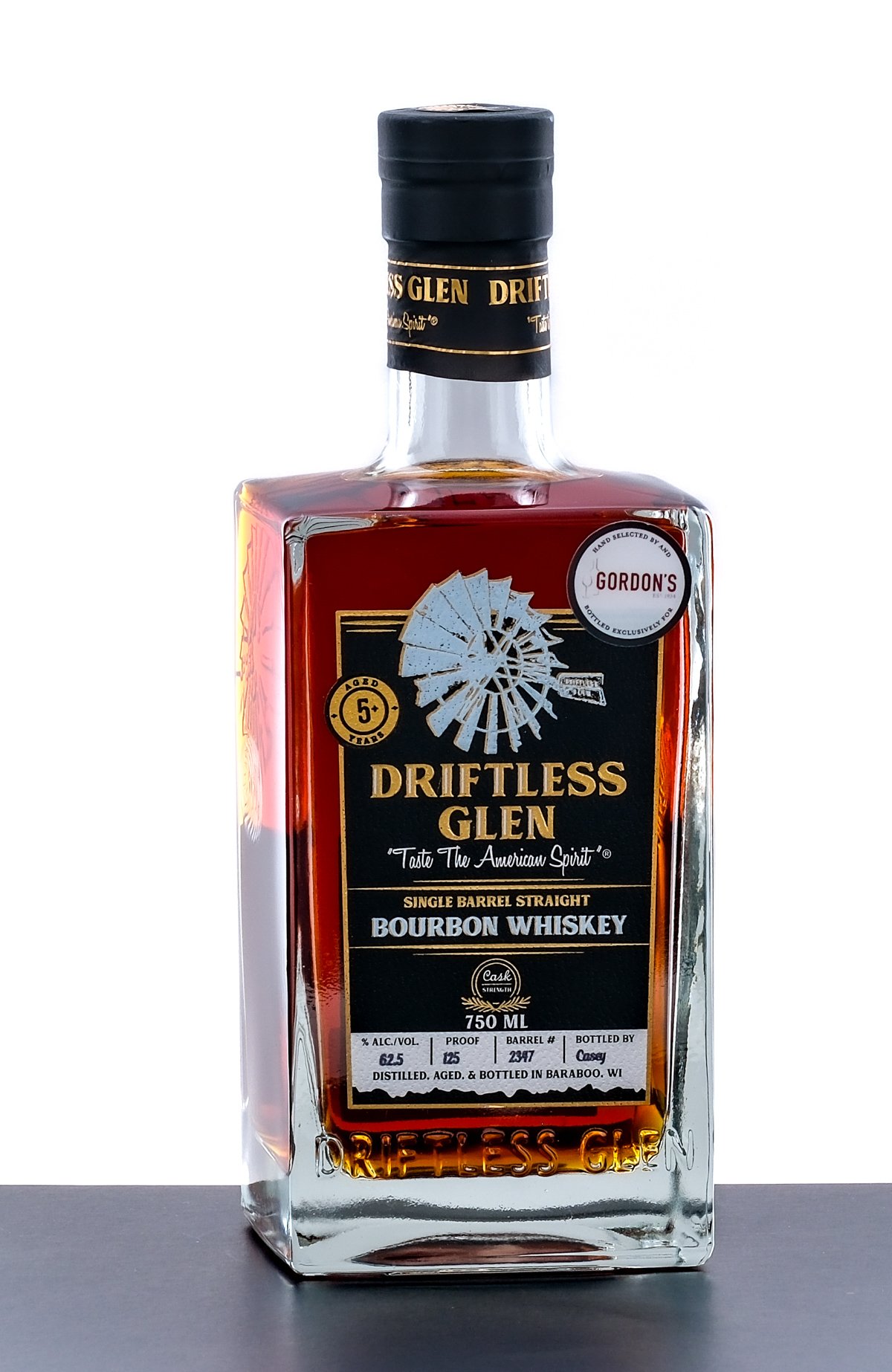 Driftless Glen 5 Year Cask Strength Single Barrel Select Straight Bourbon