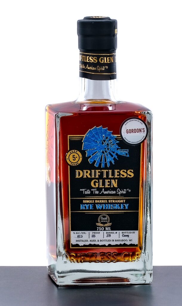 Driftless Glen Cask Strength Single Barrel Straight Rye Whiskey