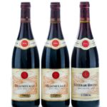 E. Guigal Hermitage Red Rhone Wine 2016 Group (3 Bottles)
