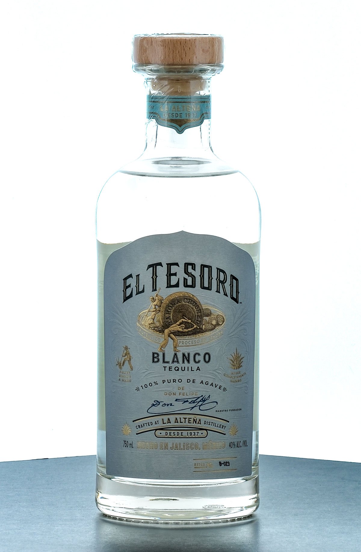 El Tesoro Tequila Blanco Batch No. 8-023