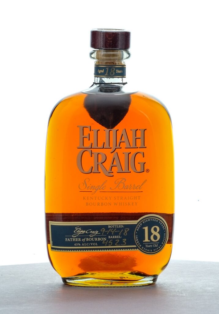Elijah Craig 18 Year Single Barrel Kentucky Straight Bourbon 2018