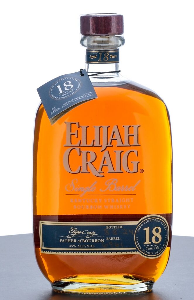 Elijah Craig 18 Year Single Barrel Straight Bourbon 2024