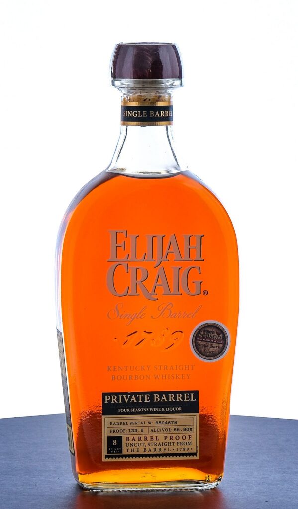 Elijah Craig 8 Year Private Barrel Select Barrel Proof Bourbon