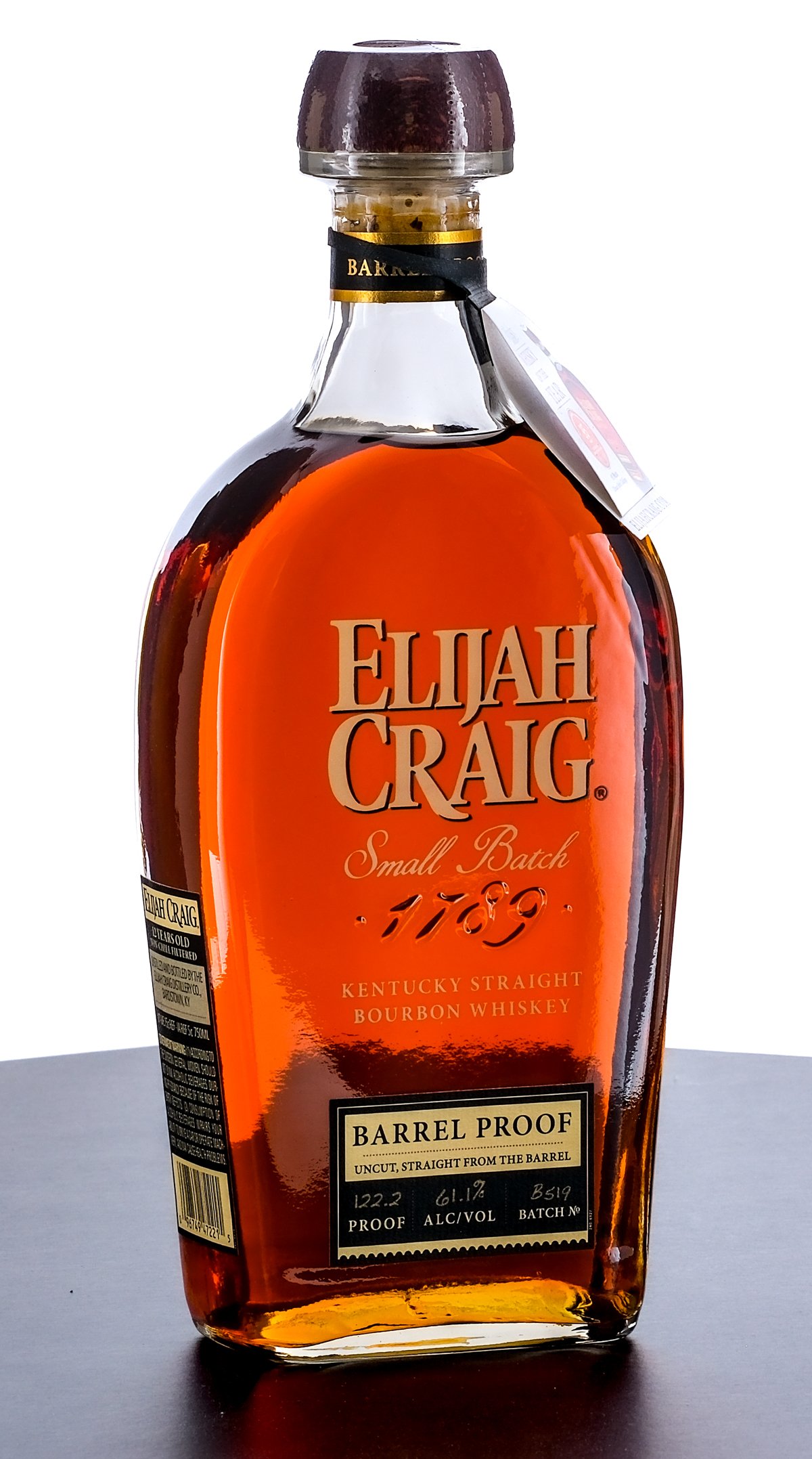 Elijah Craig Barrel Proof Straight Bourbon 12 Year Small Batch B519