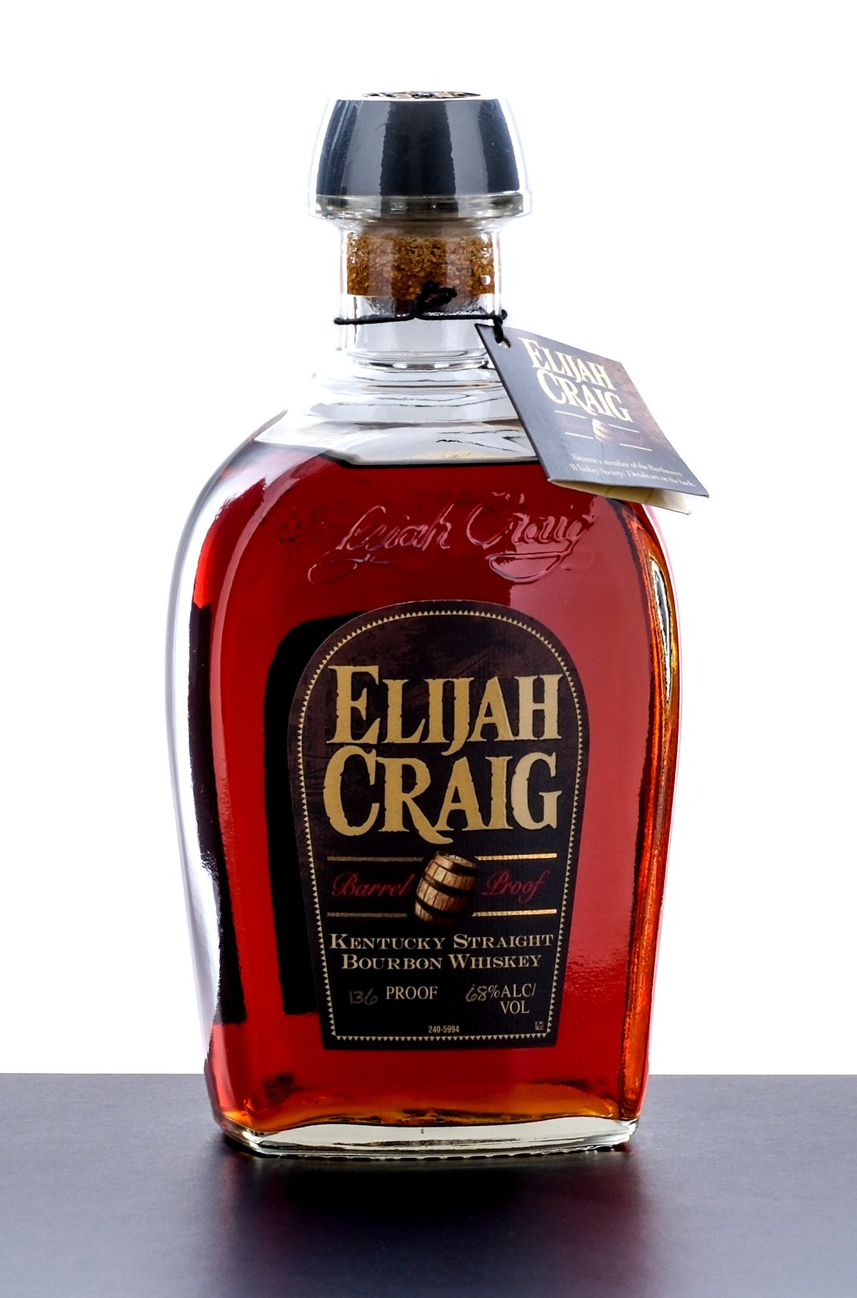 Elijah Craig Priate Bottle Barrel Proof Bourbon Batch 12 C916 2016