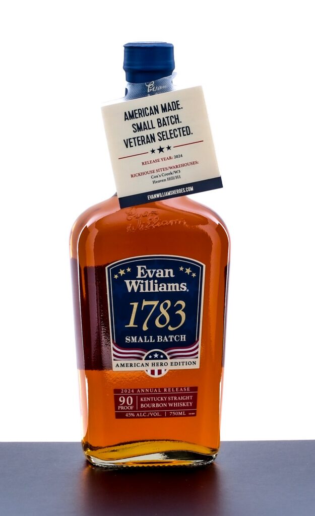 Evan Williams 1783 Small Batch American Hero Edition Straight Bourbon 2024