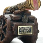 Ezra Brooks Real Sippin' Whiskey Collector's Series Cannon Decanter Straight Bourbon (photo 2)