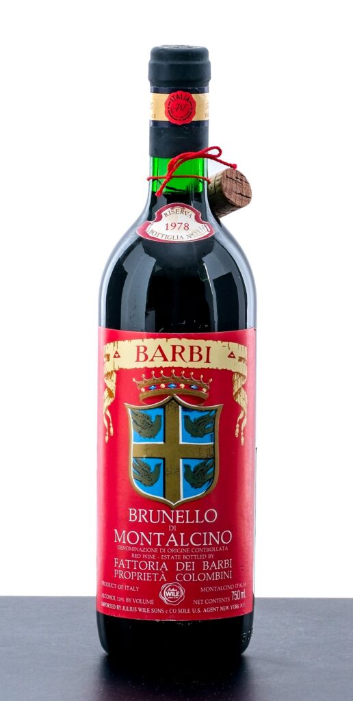 Fattoria dei Barbi Riserva Brunello di Montalcino Red 1978