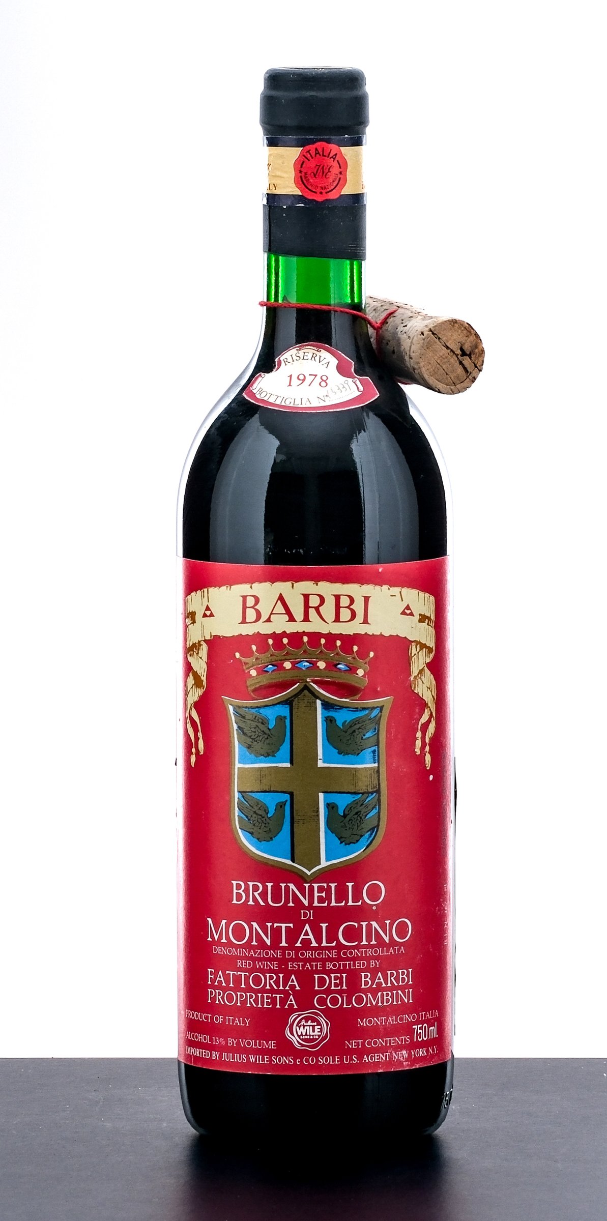 Fattoria dei Barbi Riserva Brunello di Montalcino Red 1978