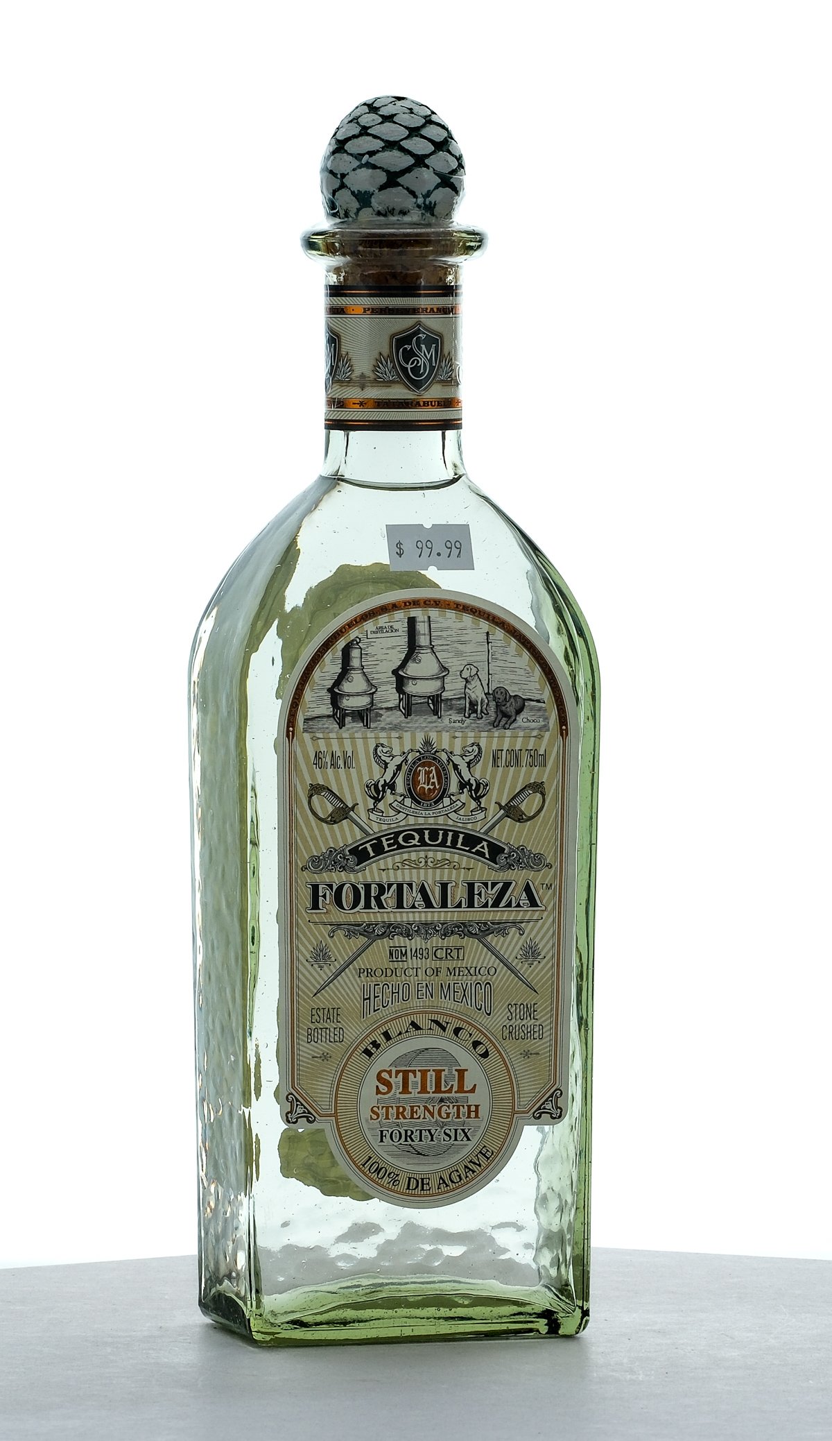 Fortaleza Tequila Blanco Still Strength No.Lote 37-5