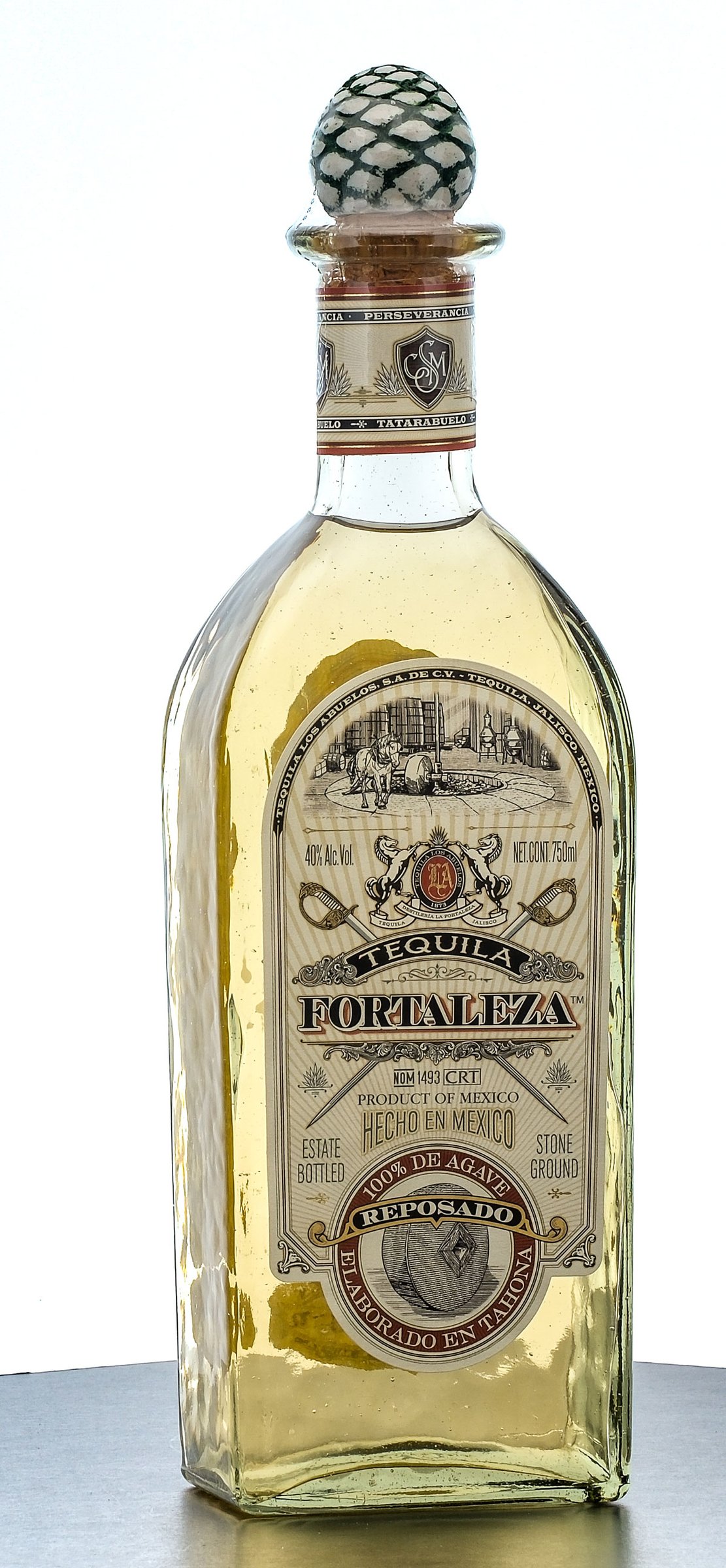 Fortaleza Tequila Reposado Lote 129-12