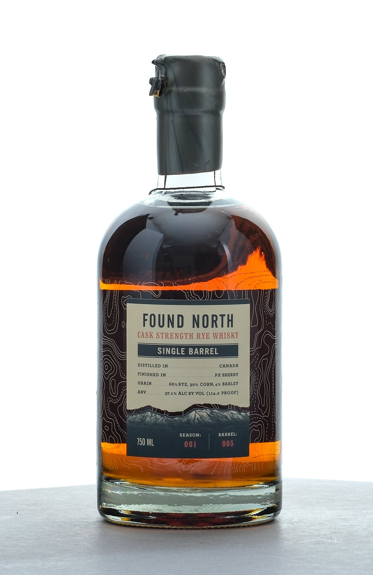 Found North Single Barrel Cask Strength Rye Season: 001