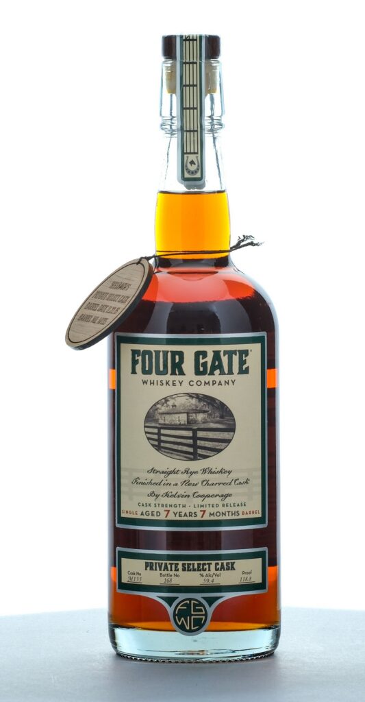 Four Gate 7 Years, 7 Months Limited Release Private Select Cask Seelbach's Cask Strength Straight Rye