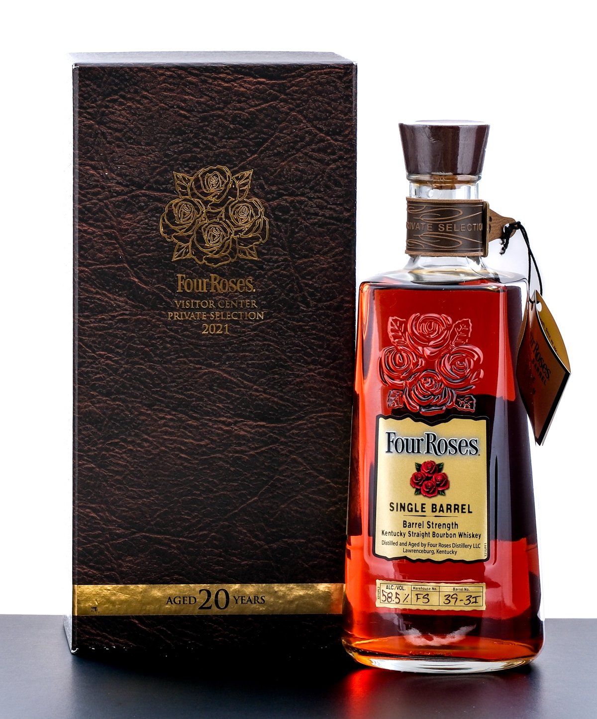 Four Roses 20 Year Old Visitor Center Private Selection 2021 Kentucky Straight Bourbon Whiskey