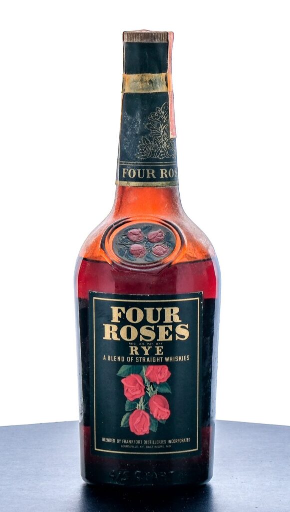 Four Roses 5 Year Blended Rye 1942 Vintage Bottle
