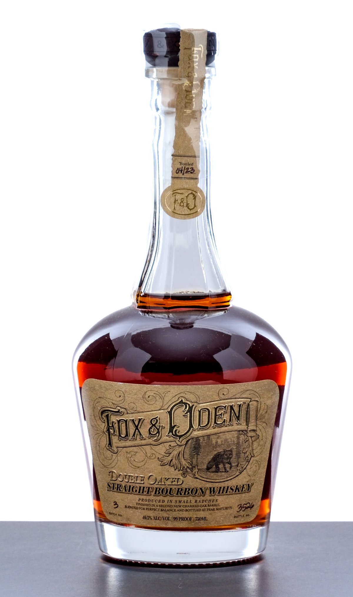 Fox & Oden Double Oaked Straight Bourbon Whiskey 2023