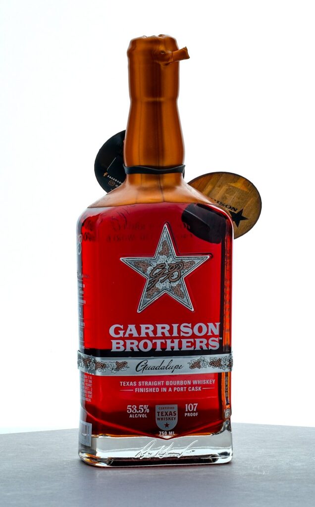 Garrison Brothers Guadalupe' Port Cask Finish Texas Straight Bourbon