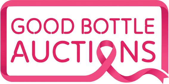 Good Bottle Auctions pink ribbon logo