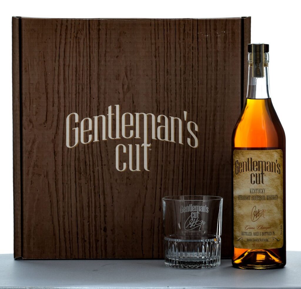 Gentleman's Cut Straight Bourbon + Glass Set