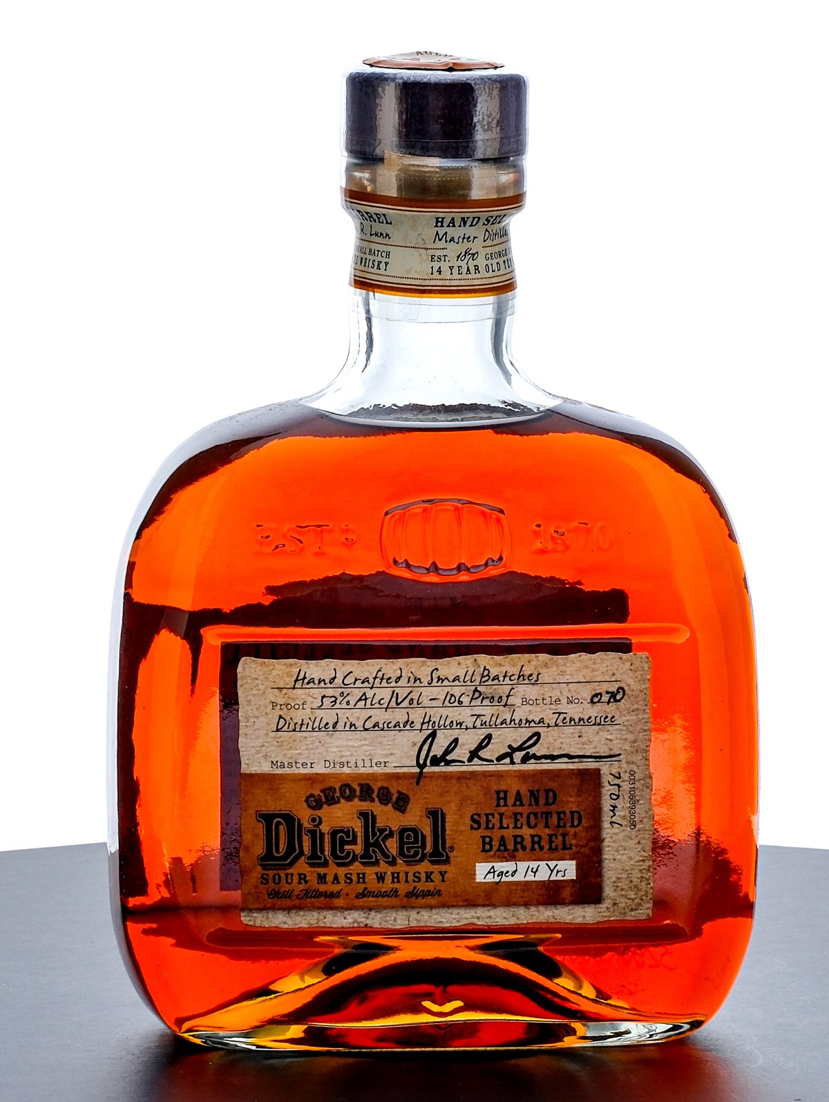 George Dickel 14 Year Hand Selected Barrel Sour Mash Whiskey