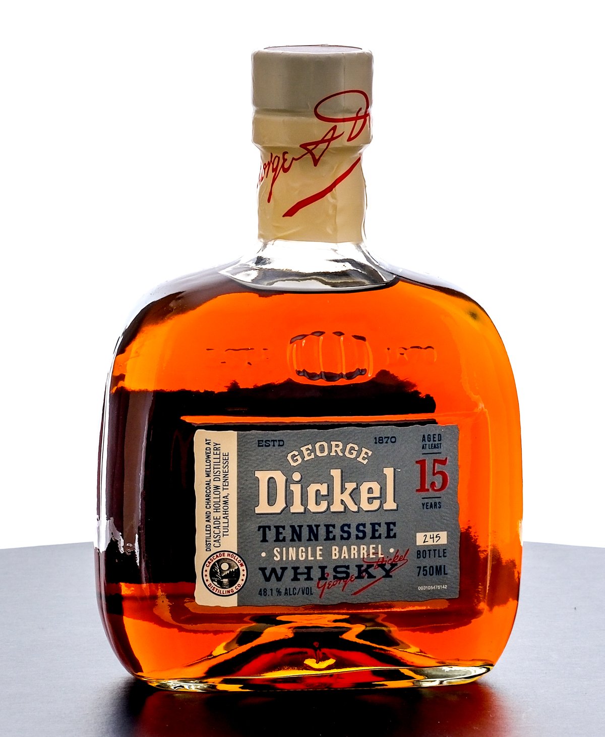 George Dickel 15 Year Single Barrel Whiskey 2010