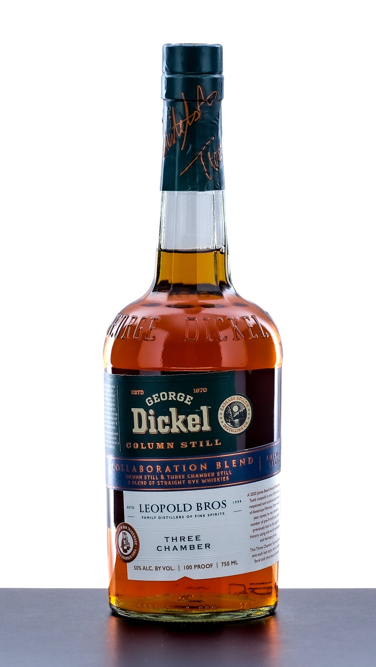 George Dickel Column Still Three Chamber Collaboration Blend Straight Rye