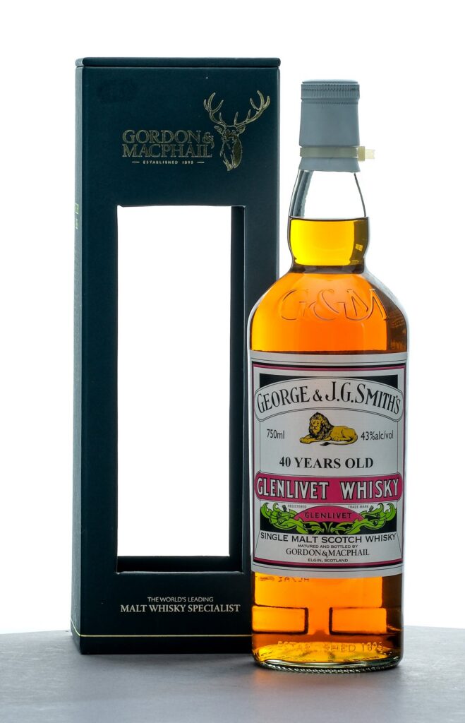 George & J.G Smith's 40 Year Single Malt Glenlivet Whisky 2024