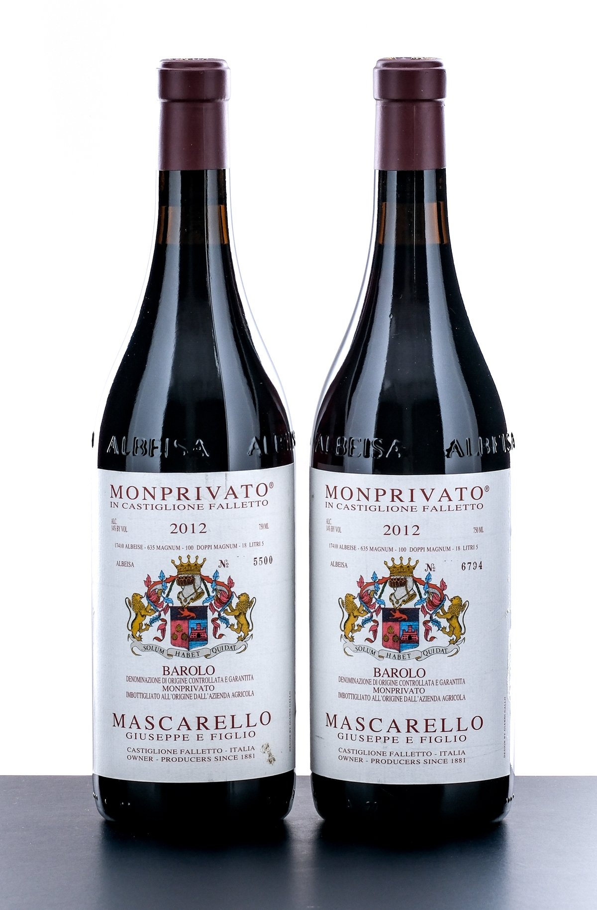 Giuseppe Mascarello e figlio Monprivato Barolo 2012 Group (2 Bottles)