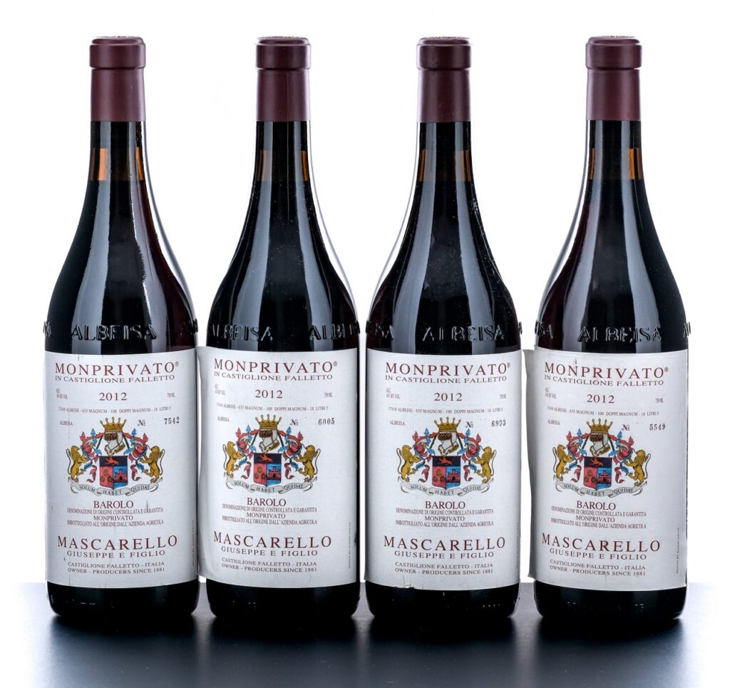 Giuseppe Mascarello e figlio Monprivato Barolo 2012 Group (4 Bottles)