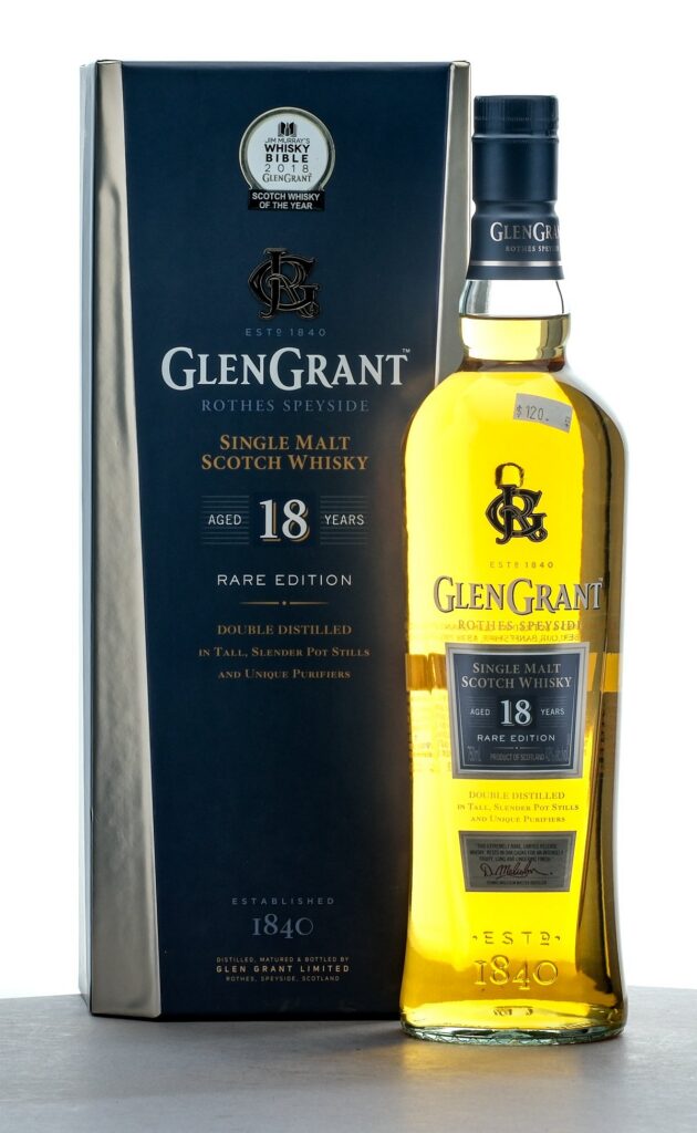 Glen Grant 18 Year Rare Edition Rothes Speyside Single Malt Scotch 2018