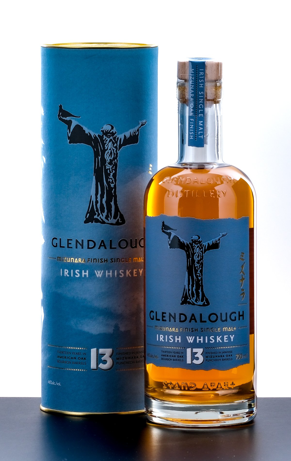 Glendalough 13 Year Mizunara Finish Single Malt Irish Whiskey