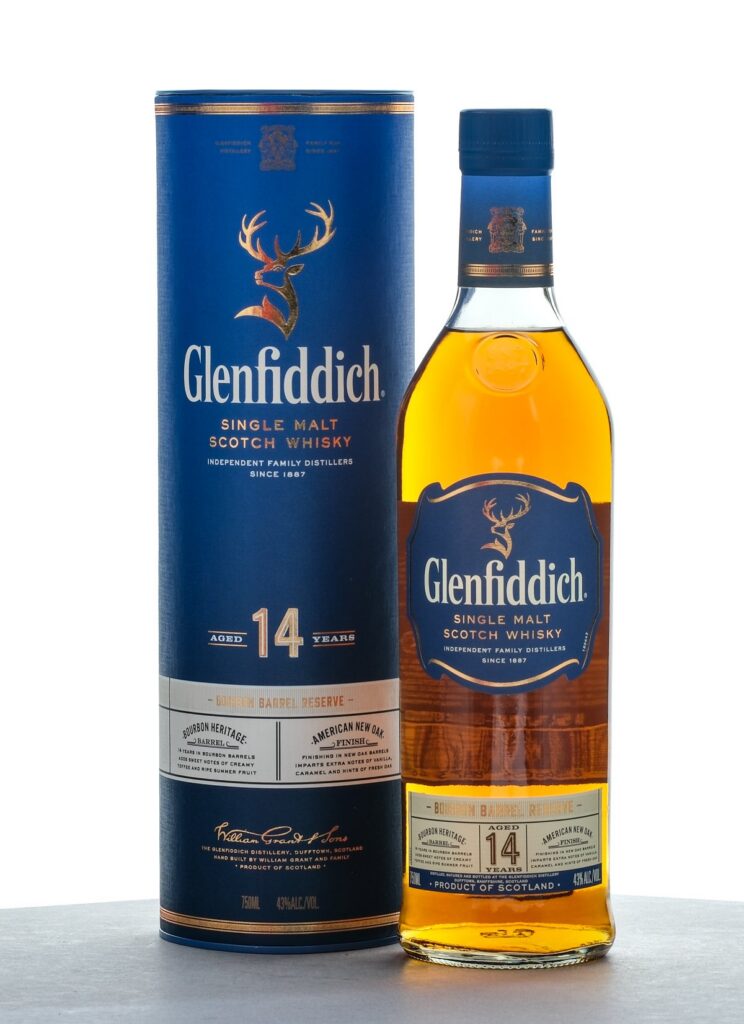 Glenfiddich Bourbon Barrel Reserve 14 Year Single Malt Scotch
