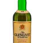 Glenlivet 12 Year Scotch Whisky Vintage Bottle