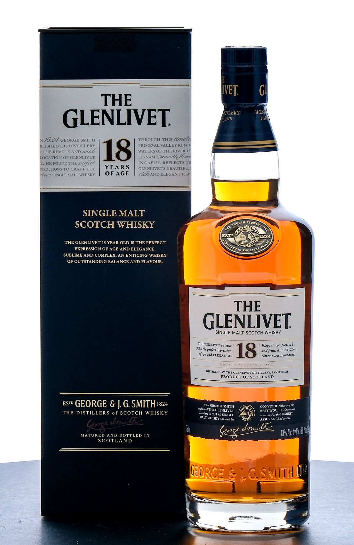 Glenlivet 18 Year Single Malt Scotch 2018
