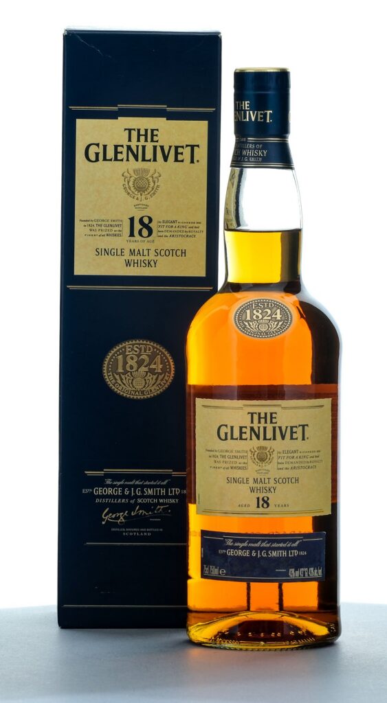 Glenlivet 18 Year Single Malt Scotch