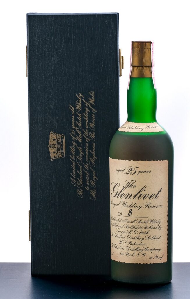 Glenlivet Royal Wedding Reserve 25 Year Old Scotch Whisky