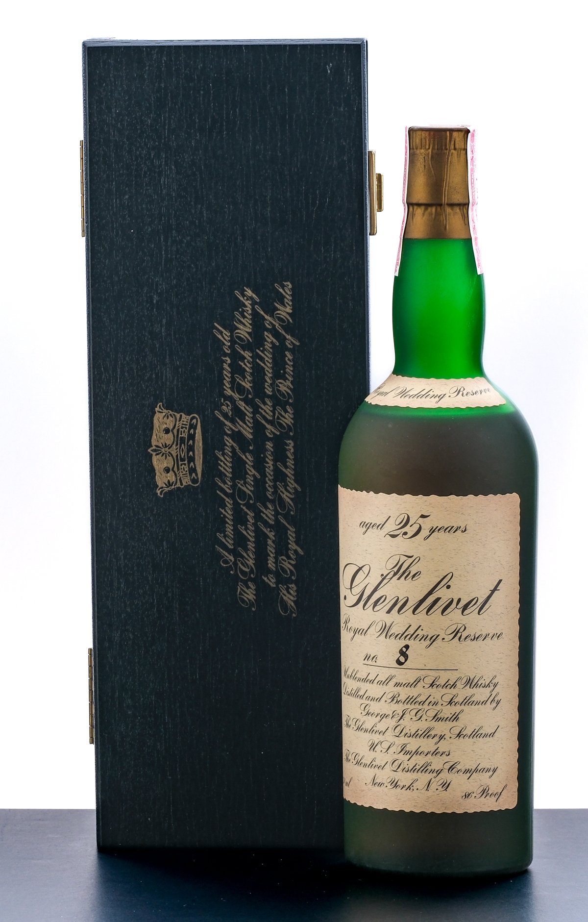 Glenlivet Royal Wedding Reserve 25 Year Old Scotch Whisky