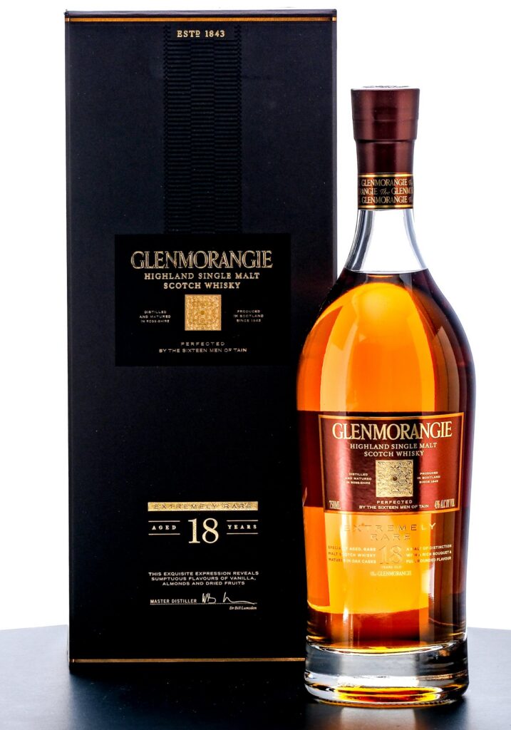 Glenmorangie 18 Year Extremely Rare Highland Single Malt Scotch