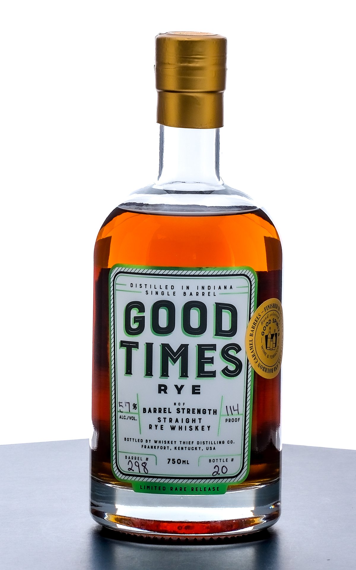 Good Times Single Barrel Select Bbl Straight Rye Limited Release