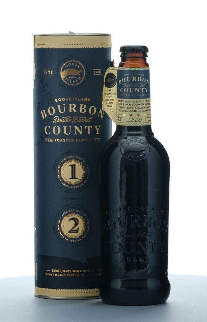 Goose Island Bourbon County Elijah Craig Double Barrel Stout 2021 1 Pint 9 Fl. Oz.