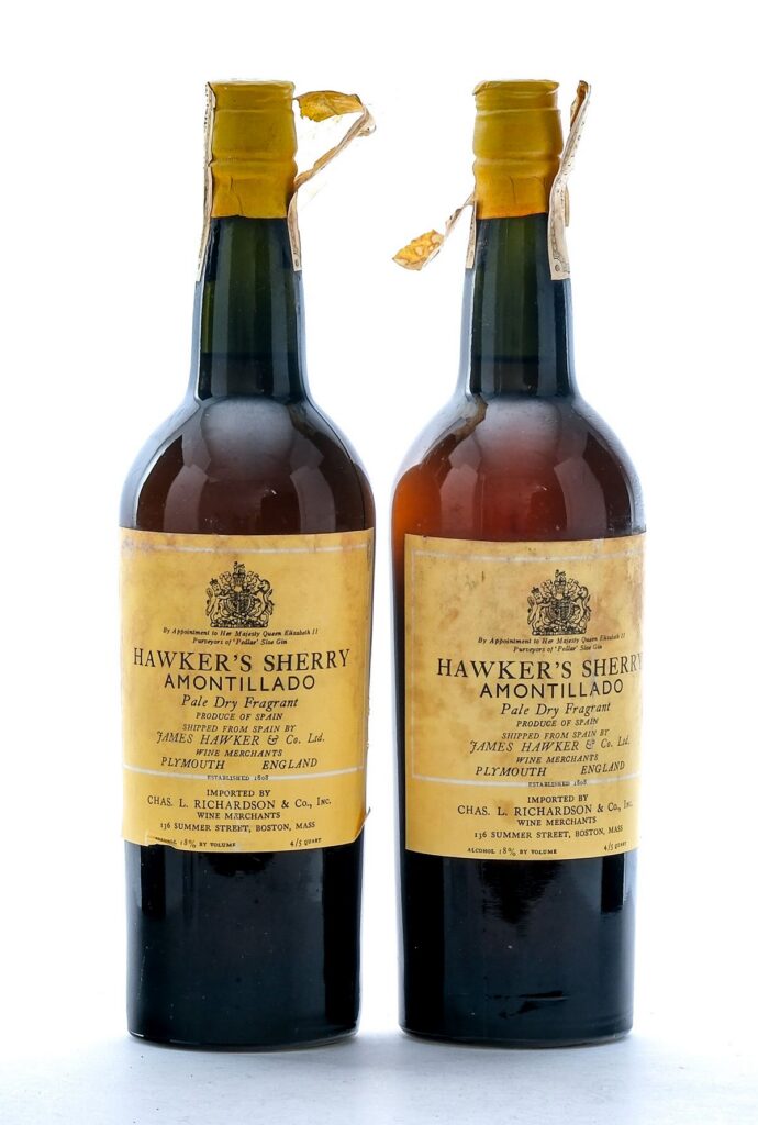 Hawker's Sherry Amontillado Vintage Group (2 Bottles)