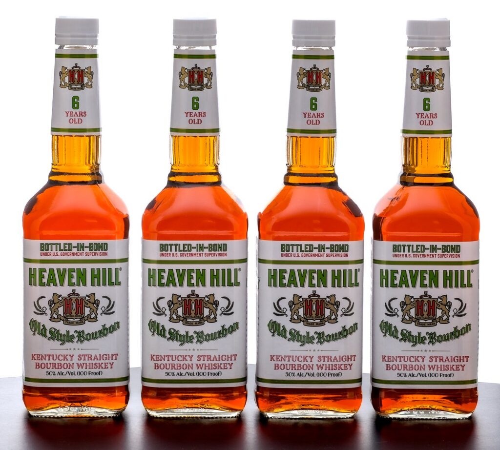 Heaven Hill 6 Year Old Style Straight Bourbon 2024 Group (4 Bottles)