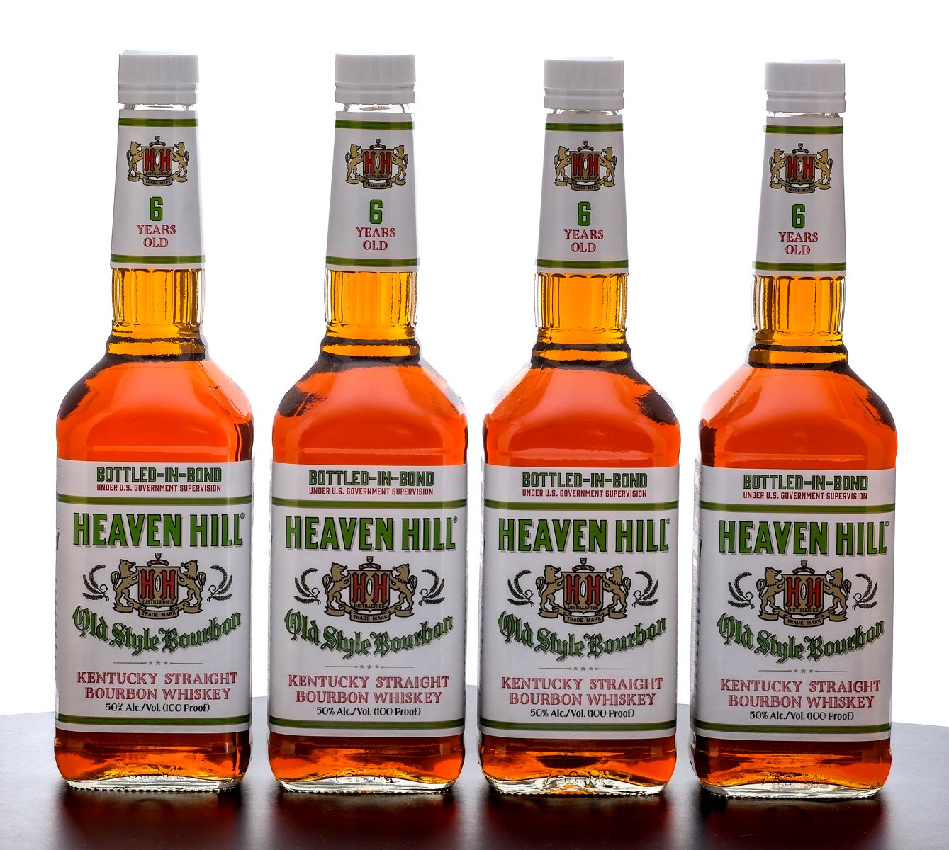Heaven Hill 6 Year Old Style Straight Bourbon 2024 Group (4 Bottles)