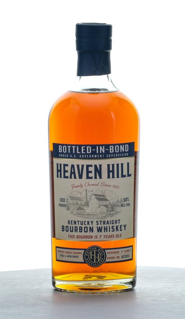Heaven Hill 7 Year Bottled In Bond Private Barrel Select Bourbon