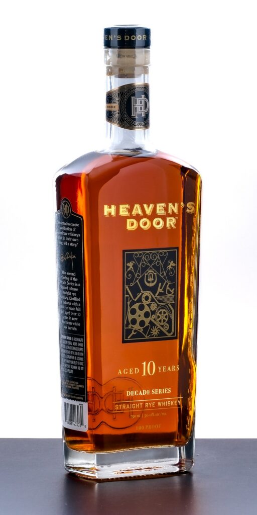 Heaven's Door Decade Series 10 Year Straight Rye