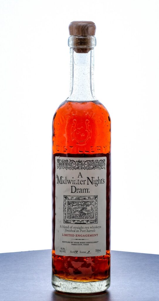 High West "A Midwinter Night's Dram" Limited Engagement Rye Whiskey Blend)