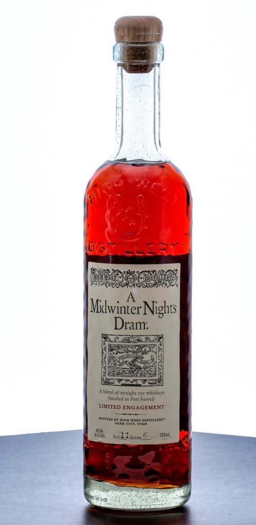 High West "A Midwinter Night's Dram" Limited Engagement Rye Whiskey Blend (2023)