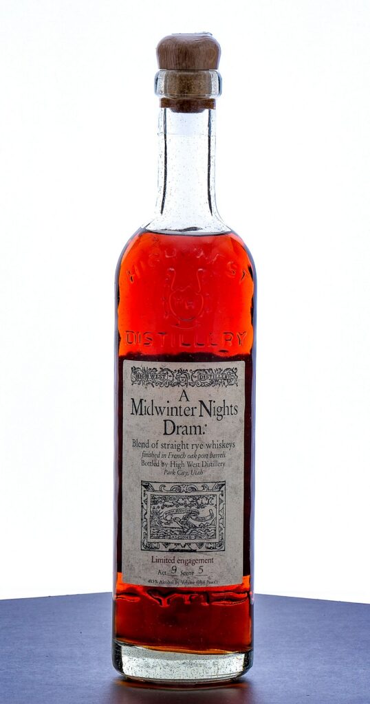 High West A Midwinter Nights Dram Rye Act 9, Scene 5