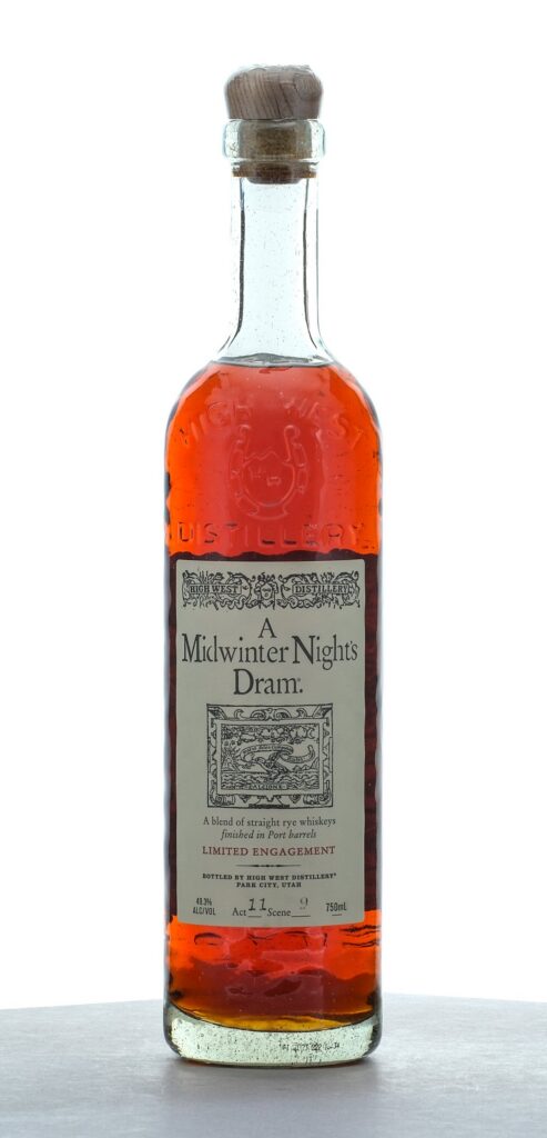 High West A Midwinter Nights Dram Straight Rye Act 11 Scene 9